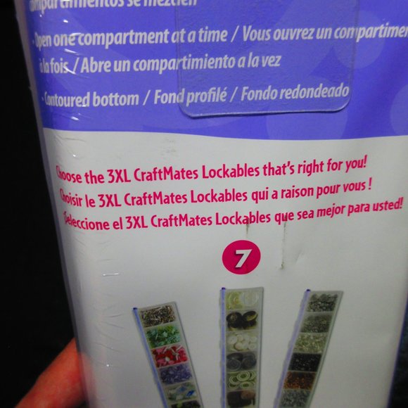 Plastic 14 Compartment Bead Storage Jewelry Organizer - Picture 5 of 8